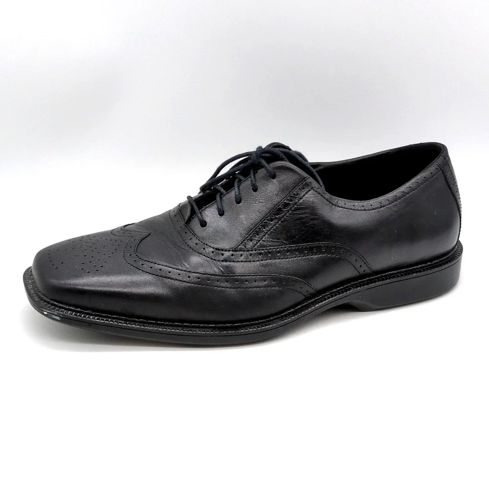 Red Wing Shoes Mens Baxter Black 11EE Leather‎ Oxfords Classic Wingtip 4790